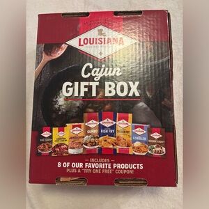 Louisiana Fish Fry Cajun Cooking Gift Box NWT